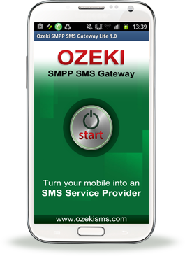 installing and launching ozeki smpp 10 on android