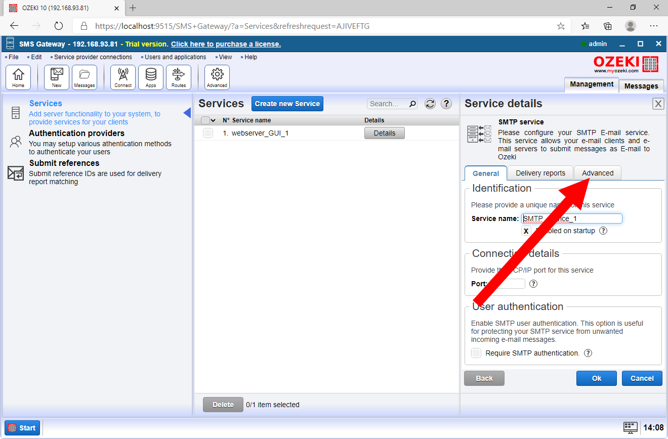 smtp to sms gateway